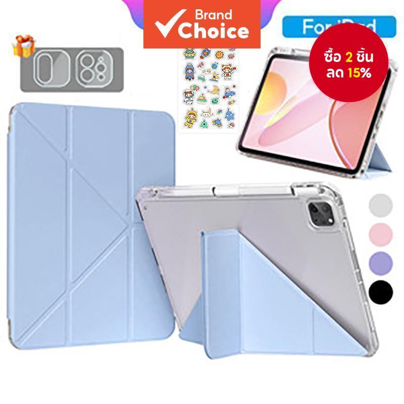 TBTIC Folio ฝาครอบแม่เหล็กสําหรับ iPad Mini 6 Air 5 4 10.9 นิ้ว Pro 11 10th 9th 8th Gen 7th 10.2 6th 5th 9.7 ฝาครอบใสพร้อมที่ใส่ดินสอ