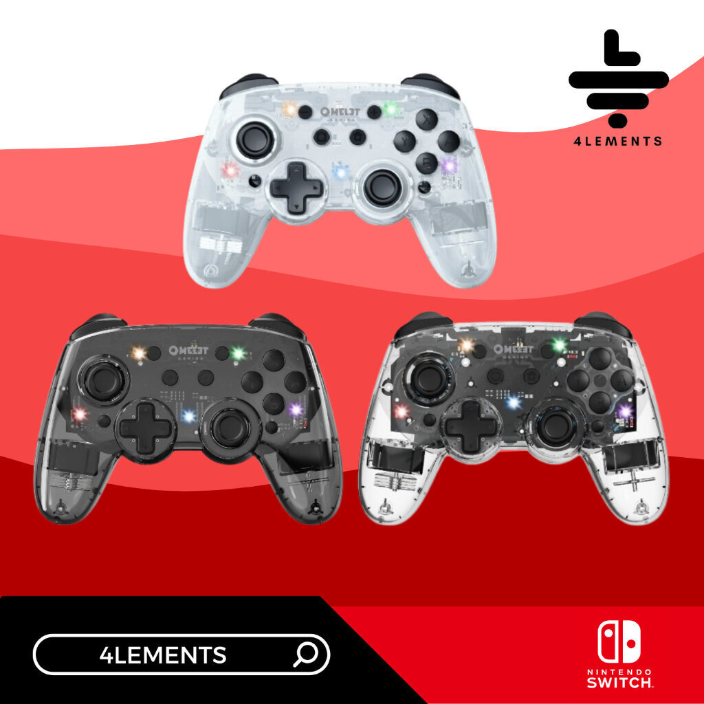 (พร้อมส่ง) OMELET GAMING WIRELESS CONTROLLER CRYSTALLINE PRO SERIES (จอยสวิสต์) (อุปกรณ์เสริมสวิสต์)