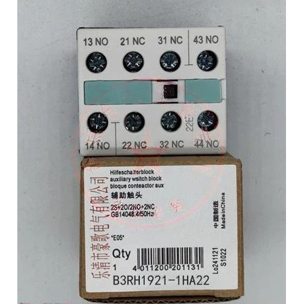 ติดต่อเสริม B3RH1911 B3RH1921-1FA22 1HA31 1GA22 1FA40 1HA13