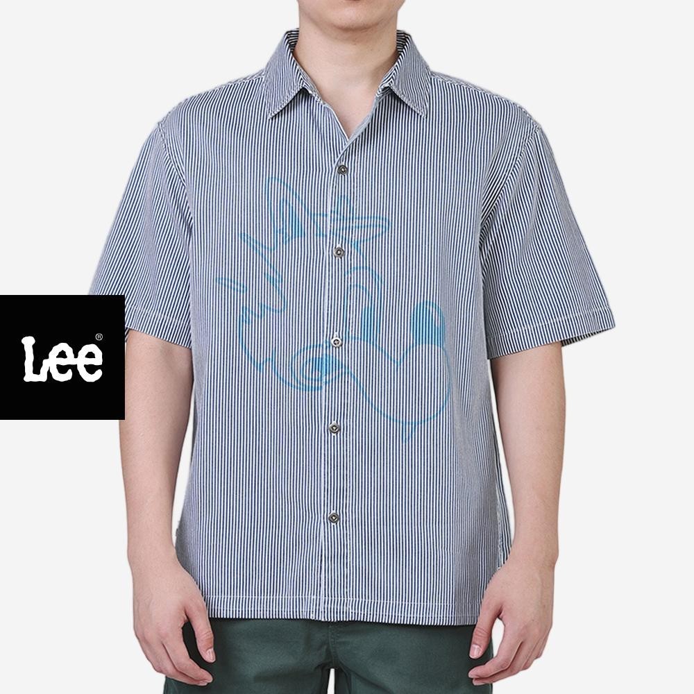 LEE เสื้อเชิ้ตแขนสั้นผู้ชาย คอลเลคชั่น Lee x Akid From Yesterday รุ่น LE F225MSH