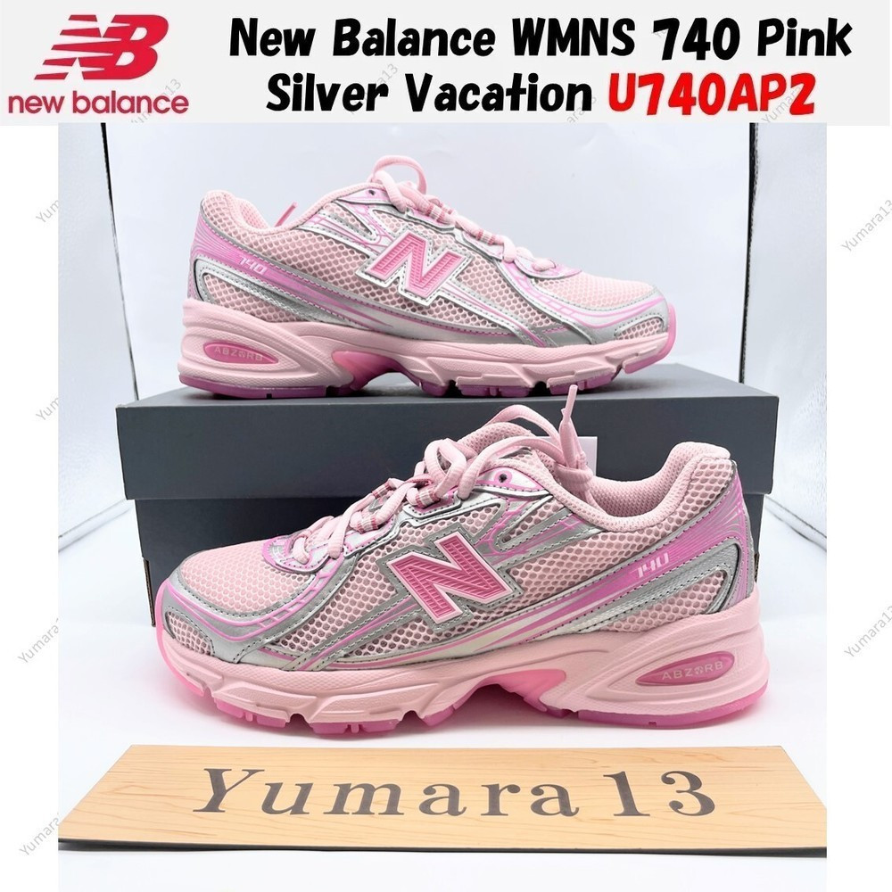 New Balance 740 Pink Silver Vacation U740AP2 ไซส์ผู้ชาย XYNA CBAR
