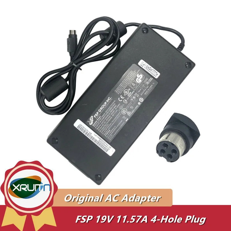 ของแท้ FSP FSP220-ABAN1 19V 11.57A 220W อะแดปเตอร์ AC 4 Pin หญิงสําหรับ Clevo p170hm แล็ปท็อป FSP220