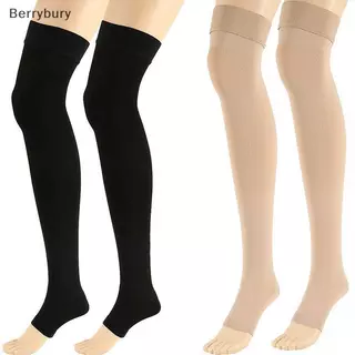 Berrybury ถุงเท้านิ้วเท้าเปิดสำหรับลดอาการเส้นเลือดขอด ใช้ได้ทั้งผู้ชายและผู้หญิง