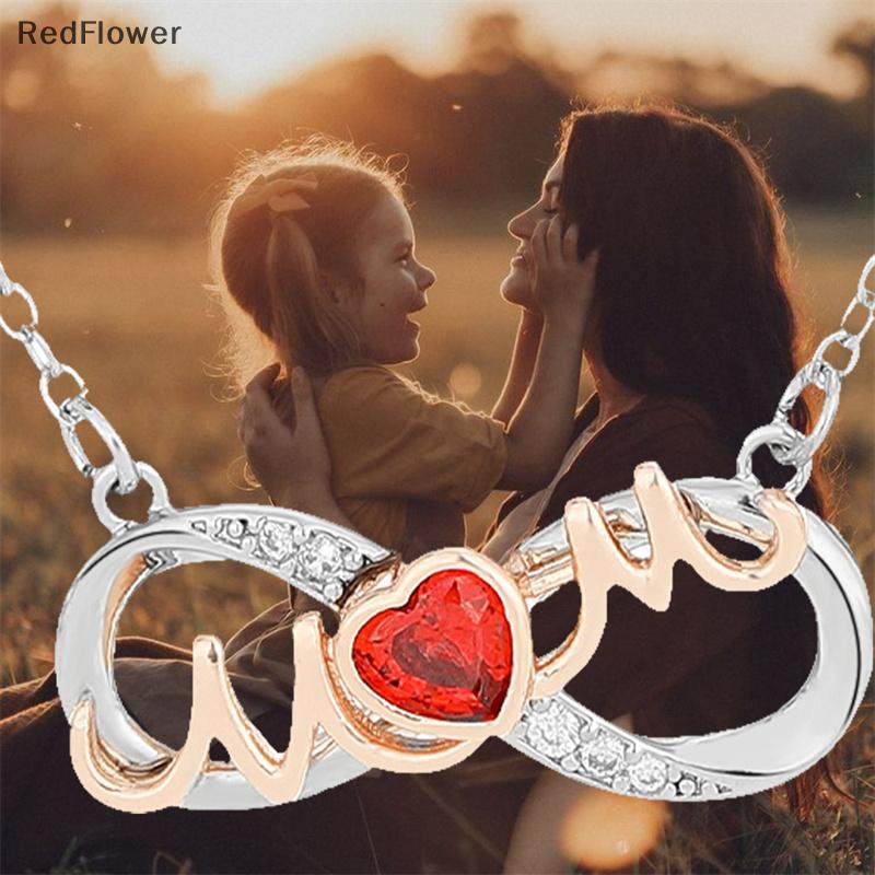 RedFlower MOM สร้อยคอหัวใจไขว้ จี้สร้อยคอวันแม่ VN