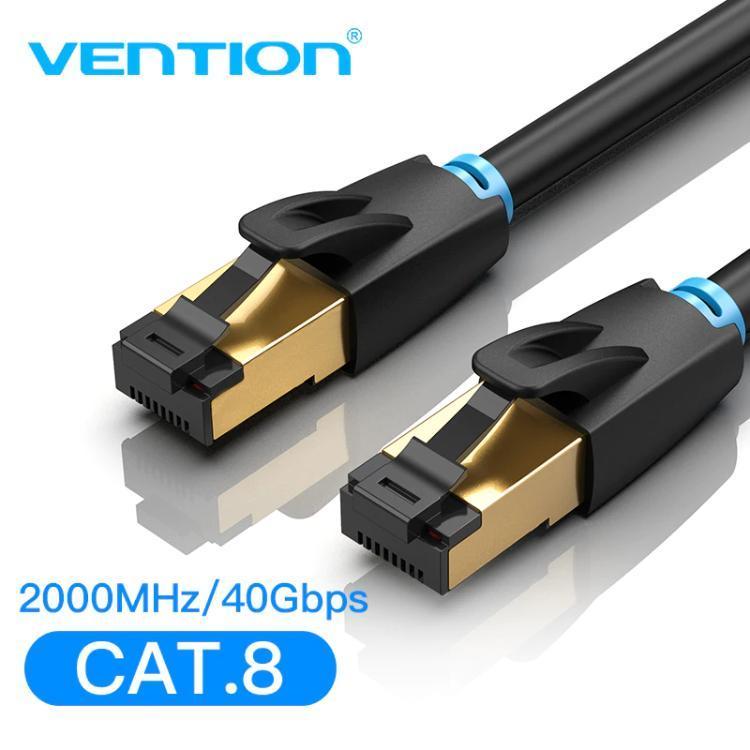 Vention RJ45 Cat8 Cat.8 Gigabit 40Gbps SFTP สาย Lan ชุบทอง