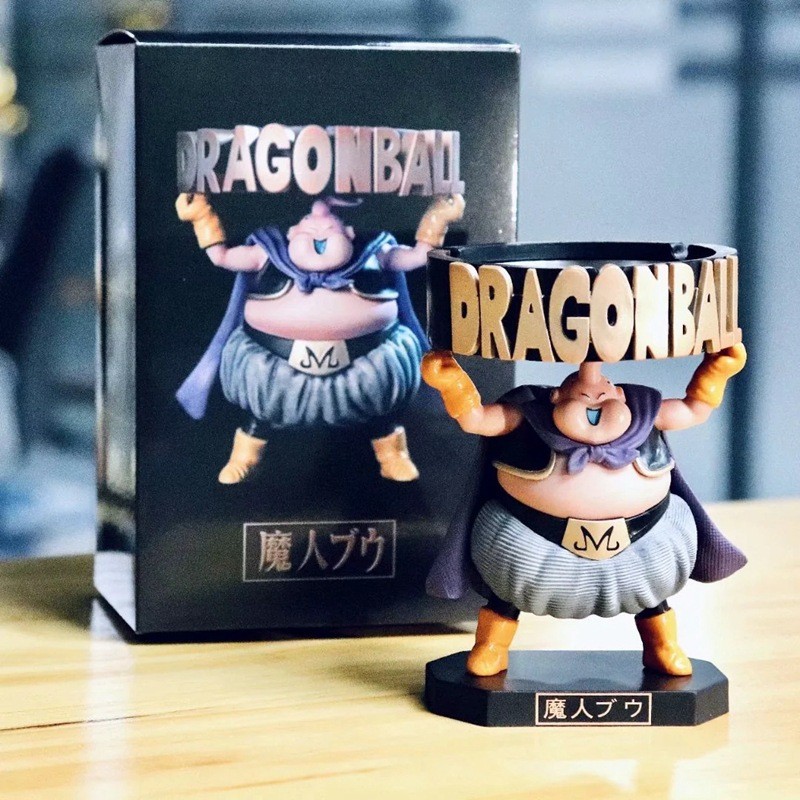 Dragon Ball GK Majin Buu Fat Buu Ashtray Boxed Figureตกแต่งรถตุ๊กตารุ่น