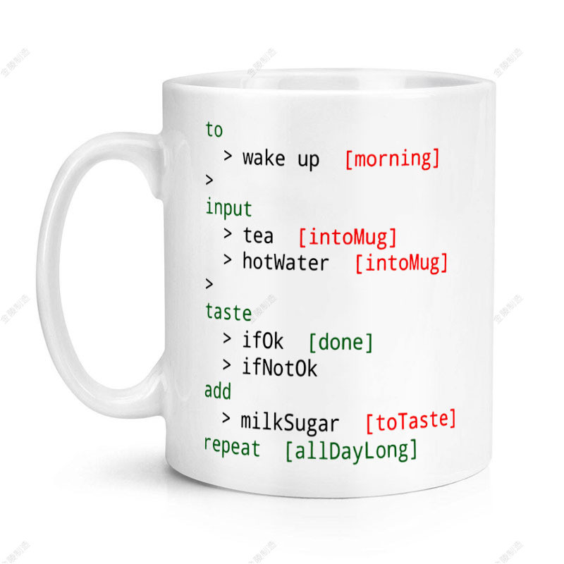 Code Tea Coffee++ Program Program Programmer IT Ceramic Coffee Mug C+Code