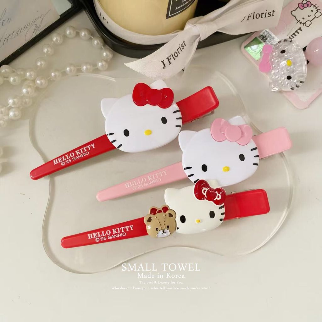 กิ๊บ sanrio กิ๊บติดผม sanrio Authorized Genuine] Sanrio hellokitty กิ๊บปากเป็ดแมวกิ๊บขนาดใหญ่กิ๊บติด