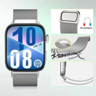 สายนาฬิกาสแตนเลสสำหรับนาฬิกา Huawei Watch Fit 5 / Huawei Watch Fit 5 Pro แถบดูดแม่เหล็กแถบโลหะ huawei watch fit 5