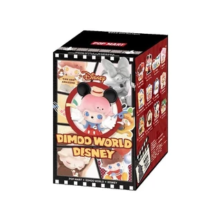 POPMART DIMOO WORLD x Disney Series Mystery Box ของขวัญรูปเล่นอินเทรนด์น่ารัก