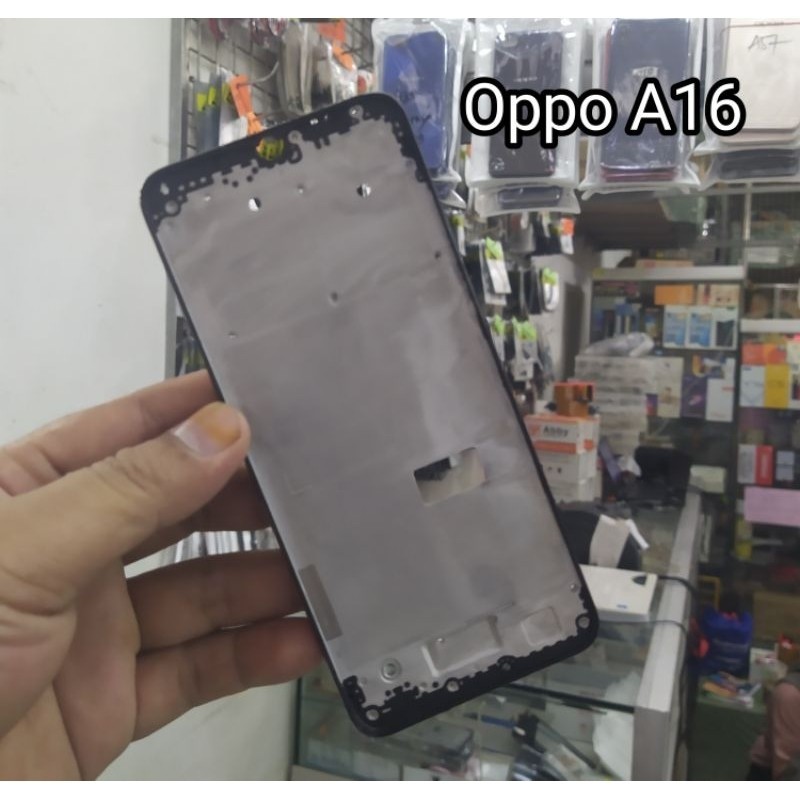 Oppo A16 LCD กระดูกกลาง กรอบกลาง กระดูกขาตั้ง LCD/กระดูก LCD