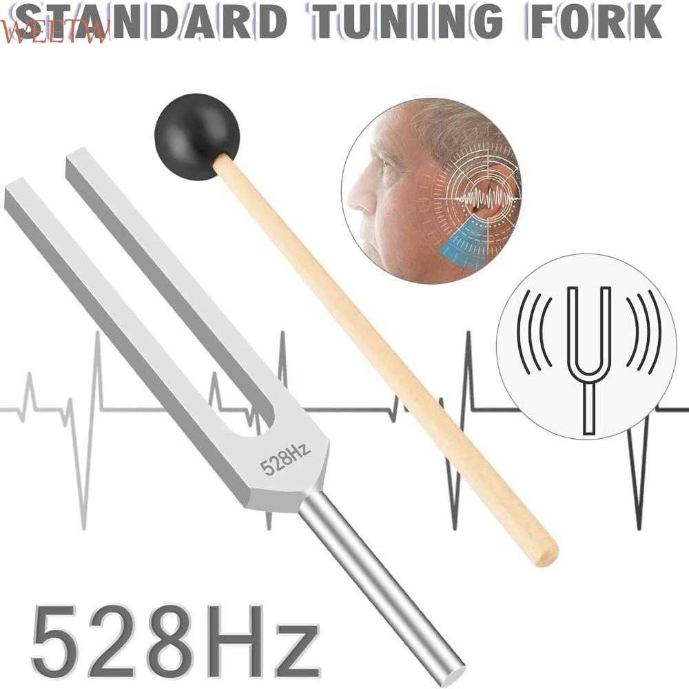 WEEKW Bio-Acostic Tuning Fork, 528Hz Ergonomic Tuning Fork Set, Sound เครื่องมือเครื่องดนตรี Soothin