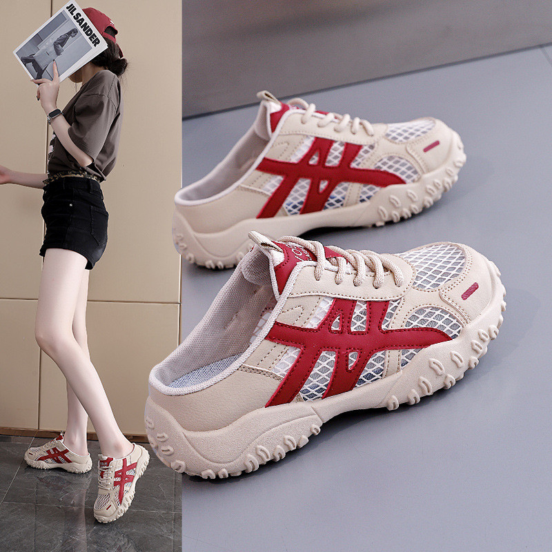 2026 สไตล์ใหม่ฤดูร้อน Breathable All-Match Casual กีฬารองเท้ารองเท้า Hollow รองเท้าแตะผู้หญิง KT-295 (จัดส่งภายใน 2 วัน)