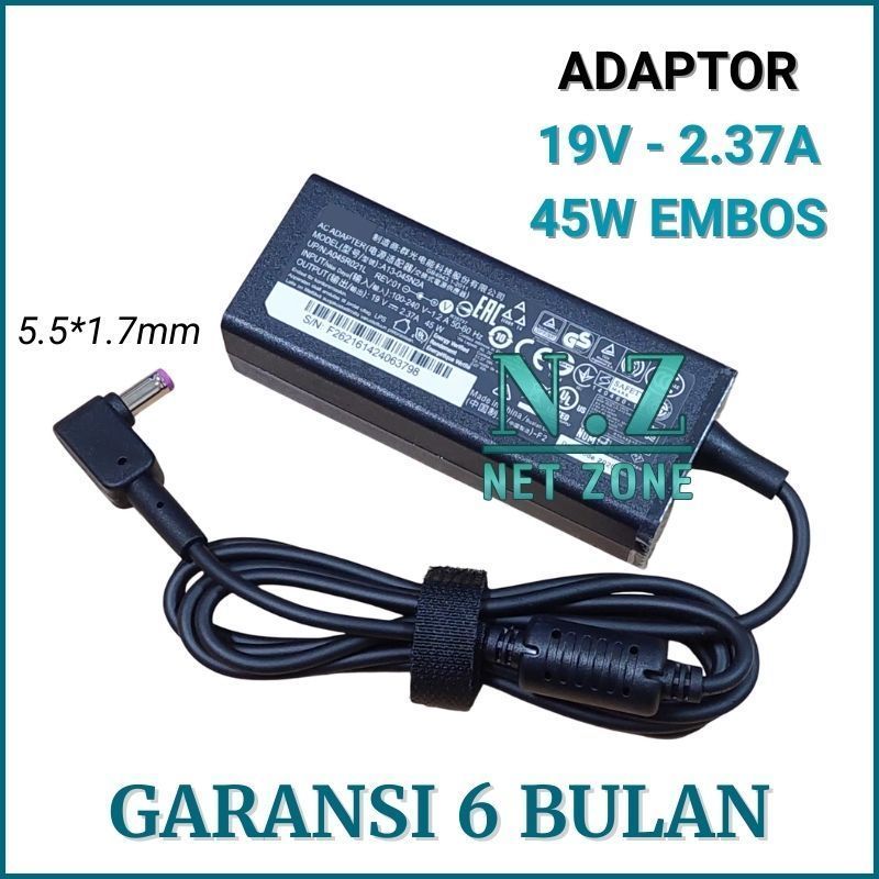 เครื่องชาร์จ Adaptor Acer Aspire 3 A314 A314-31 A314-33 A314-32 A314-21 45W -NZONE