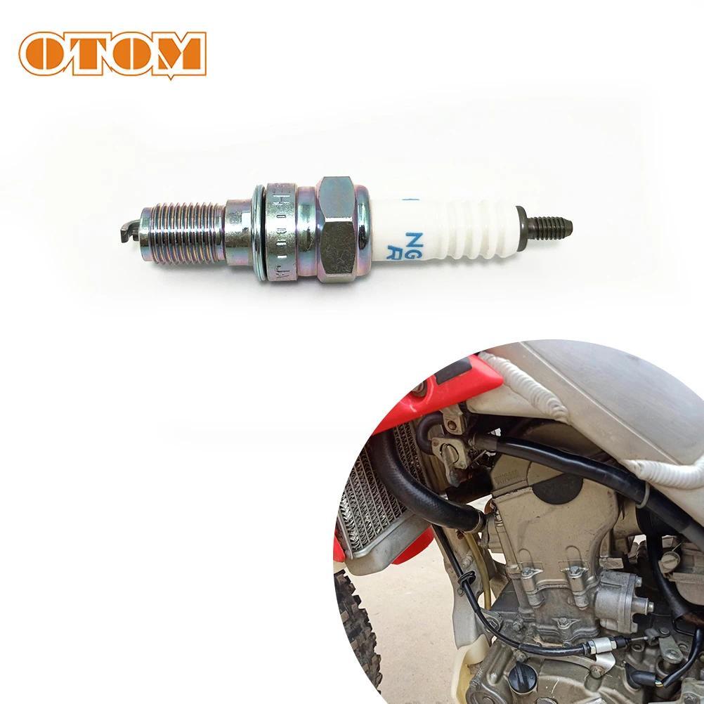 R OTOM Motorcycle Spark Plug NGK Carburetor Version Off-Road Motocross Ignition Sparking Plugs For H