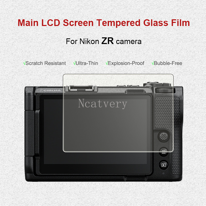 [HANANOIL] ฟิล์มกันรอยหน้าจอสําหรับกล้อง Nikon ZR กระจกนิรภัยสําหรับ Nikon ZR Anti-scratch