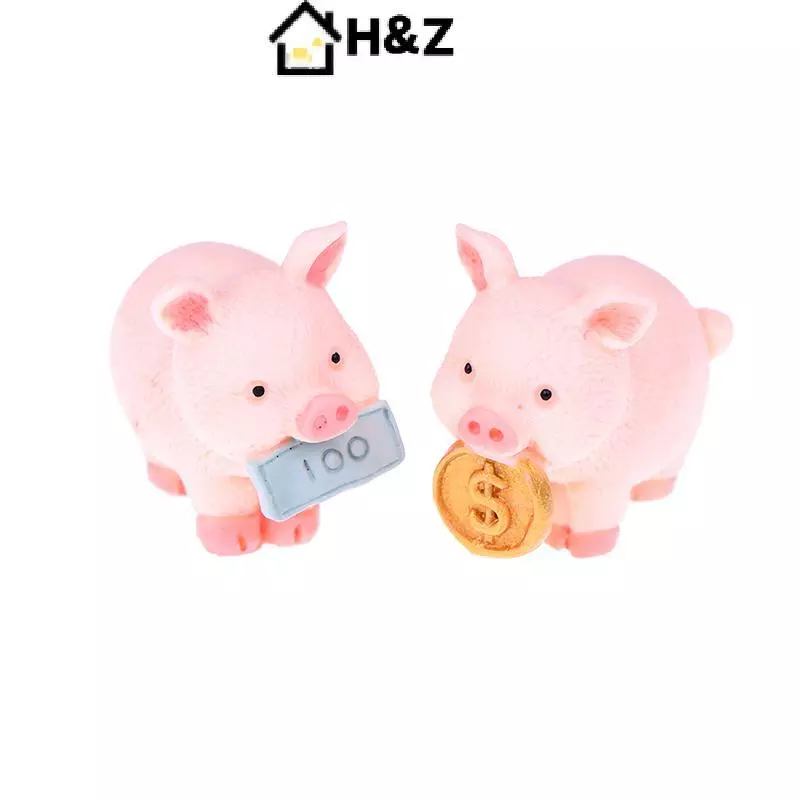 H&Z Fortune Pig Miniature Figurine thumbnail 5