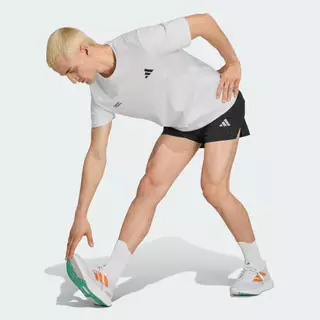 adidas วิ่ง เสื้อยืดพิมพ์ลาย RUN ESSENTIALS ผู้ชาย สีขาว KS2501