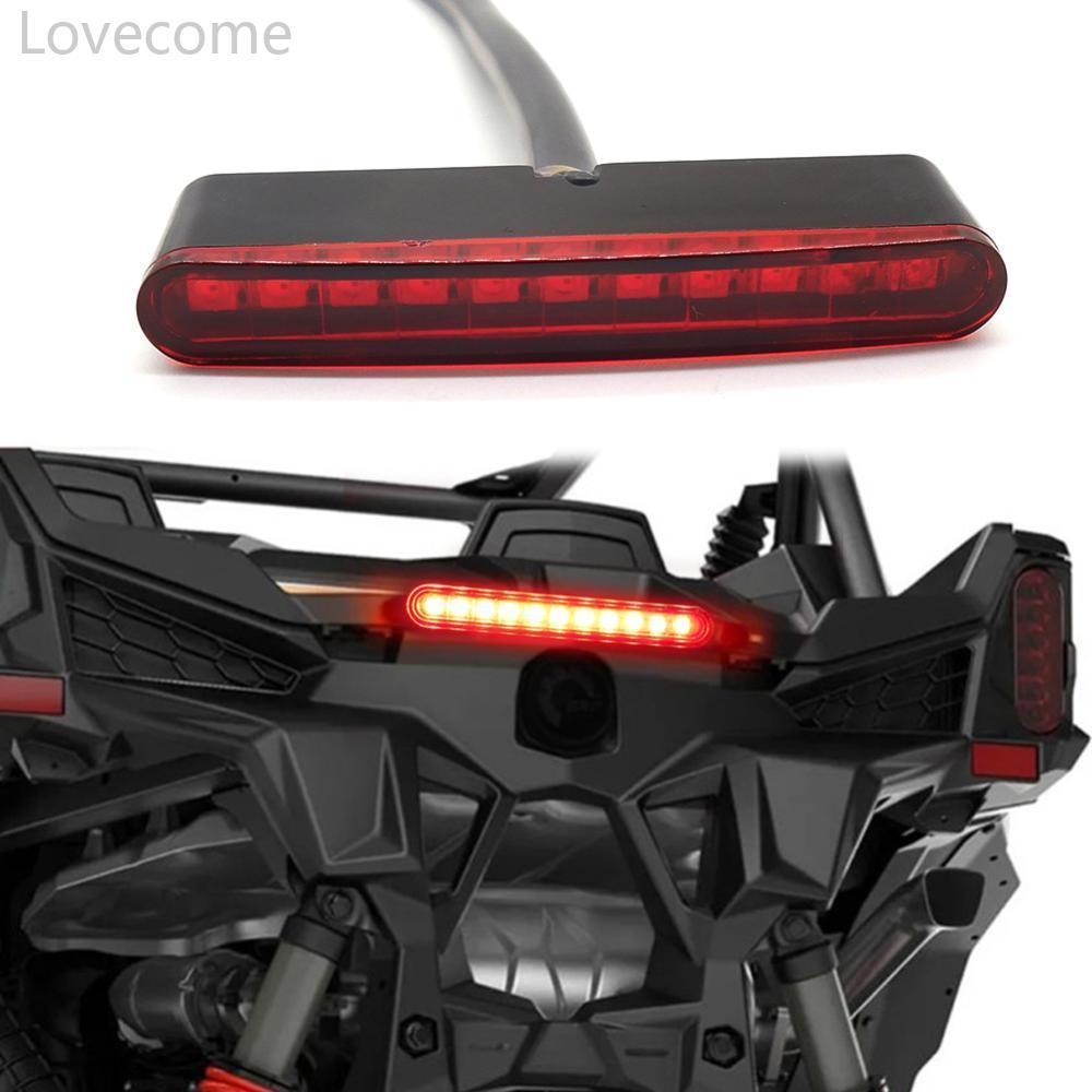 Lovecome รถจักรยานยนต์ด้านหลังไฟเบรค Mini 12V 11LED ไฟท้ายหยุดโคมไฟสําหรับ Dirt bike รถมอเตอร์ไซด์ป้