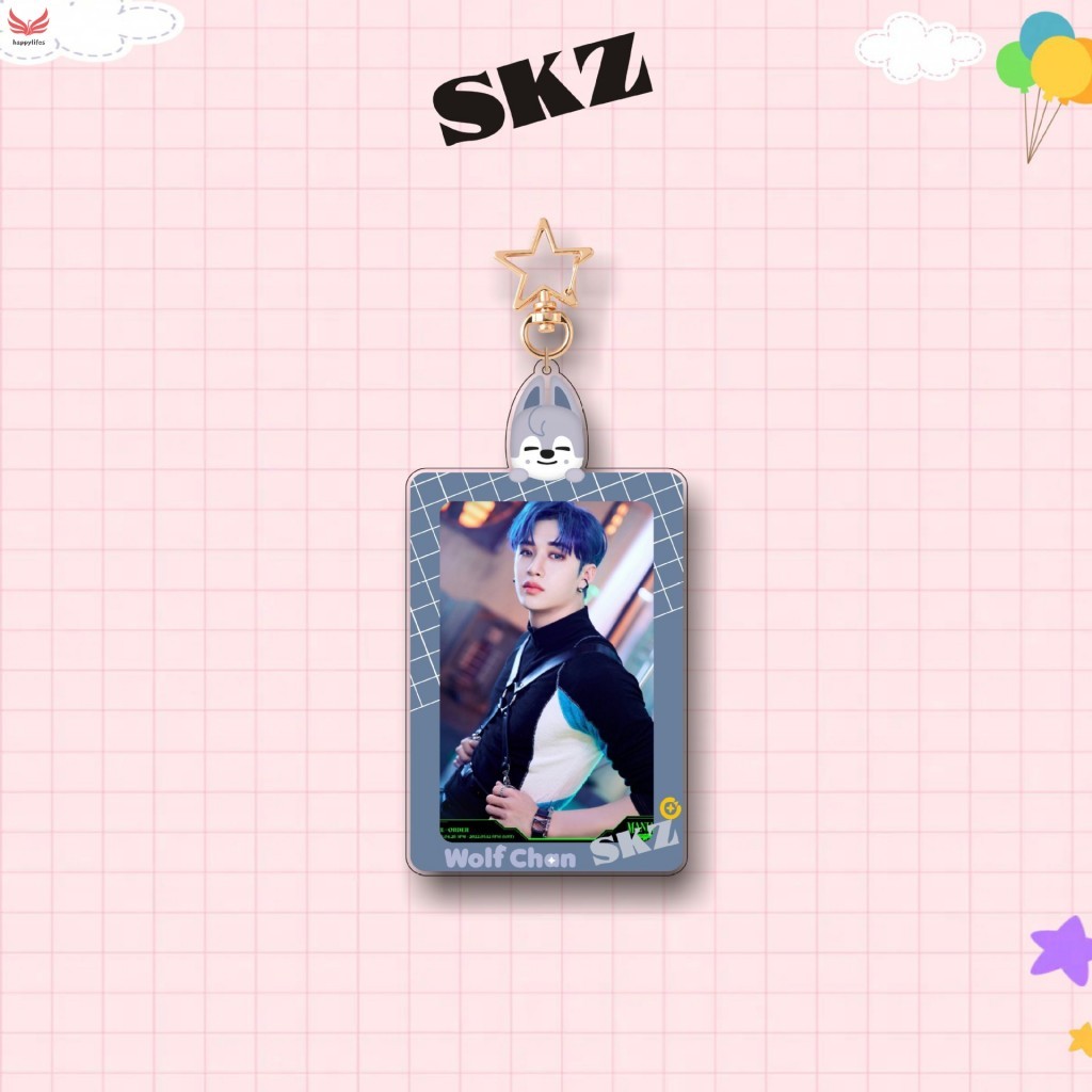 SKZOO Series พวงกุญแจอะคริลิค-กรอบรูป Card1 สําหรับแฟนๆ Stray Kids
