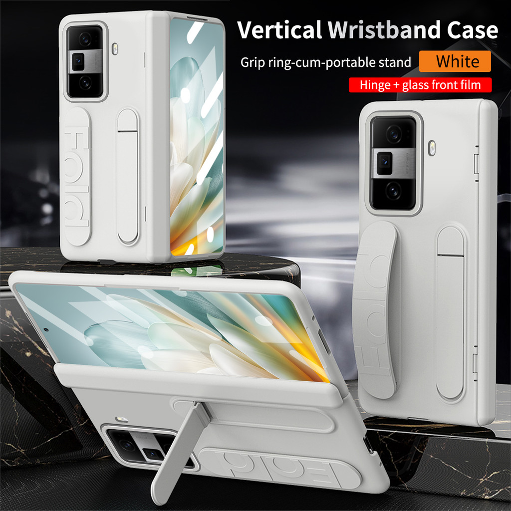 เคสสําหรับ Honor Magic V6 V5 V3 Vs3 Grip แหวนแบบบูรณาการขาตั้งเลนส์และบานพับป้องกัน AF กันกระแทกฝาคร