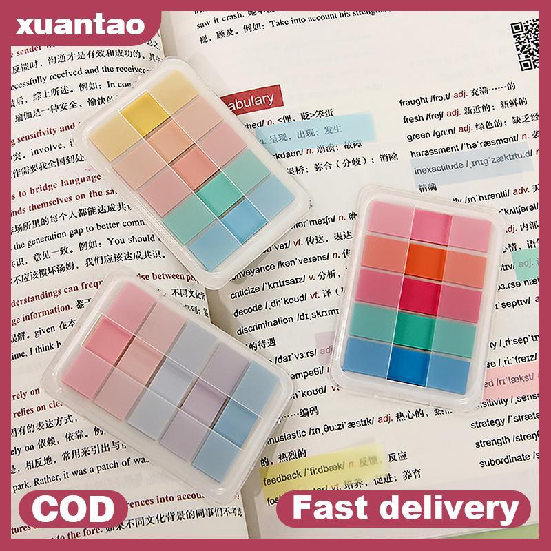 Xuantao 2 กล่อง 200 ชิ้น Index Stiers Extractable Stiy Tabs หน้าเครื่องหมาย Stiy Index Tabs หน้าเขีย