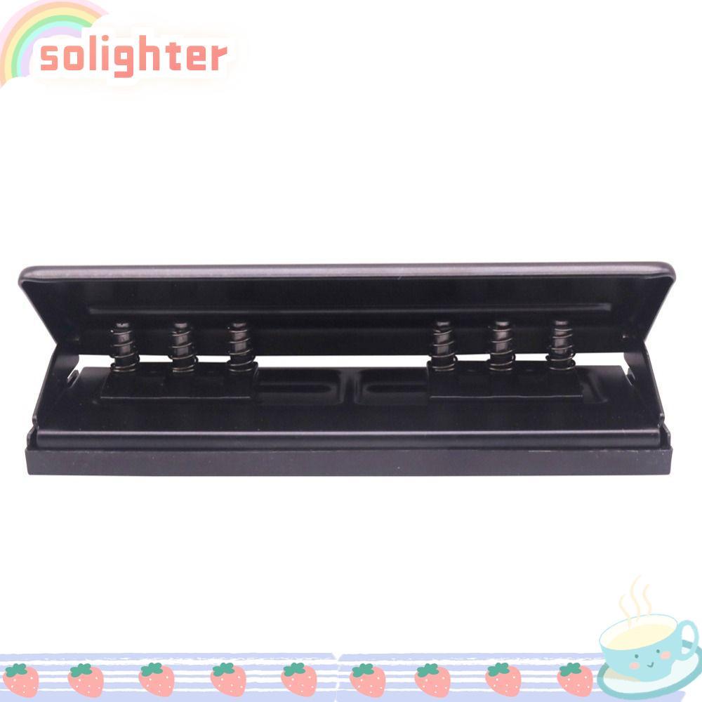 SOLIGHTER Loose Leaf Puncher ปรับไดอารี่เข้าเล่มสมุดภาพ A3 A4 A5 B4 B5