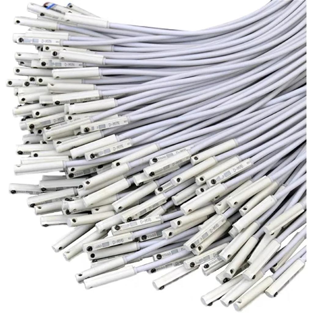 1 ชิ้นเซ็นเซอร์กระบอก D-M9B/D-M9N/D-M9P ตําแหน่งจํากัดสวิตช์แม่เหล็กสามสายสามสายสามสาย (D-M9N,ความยา