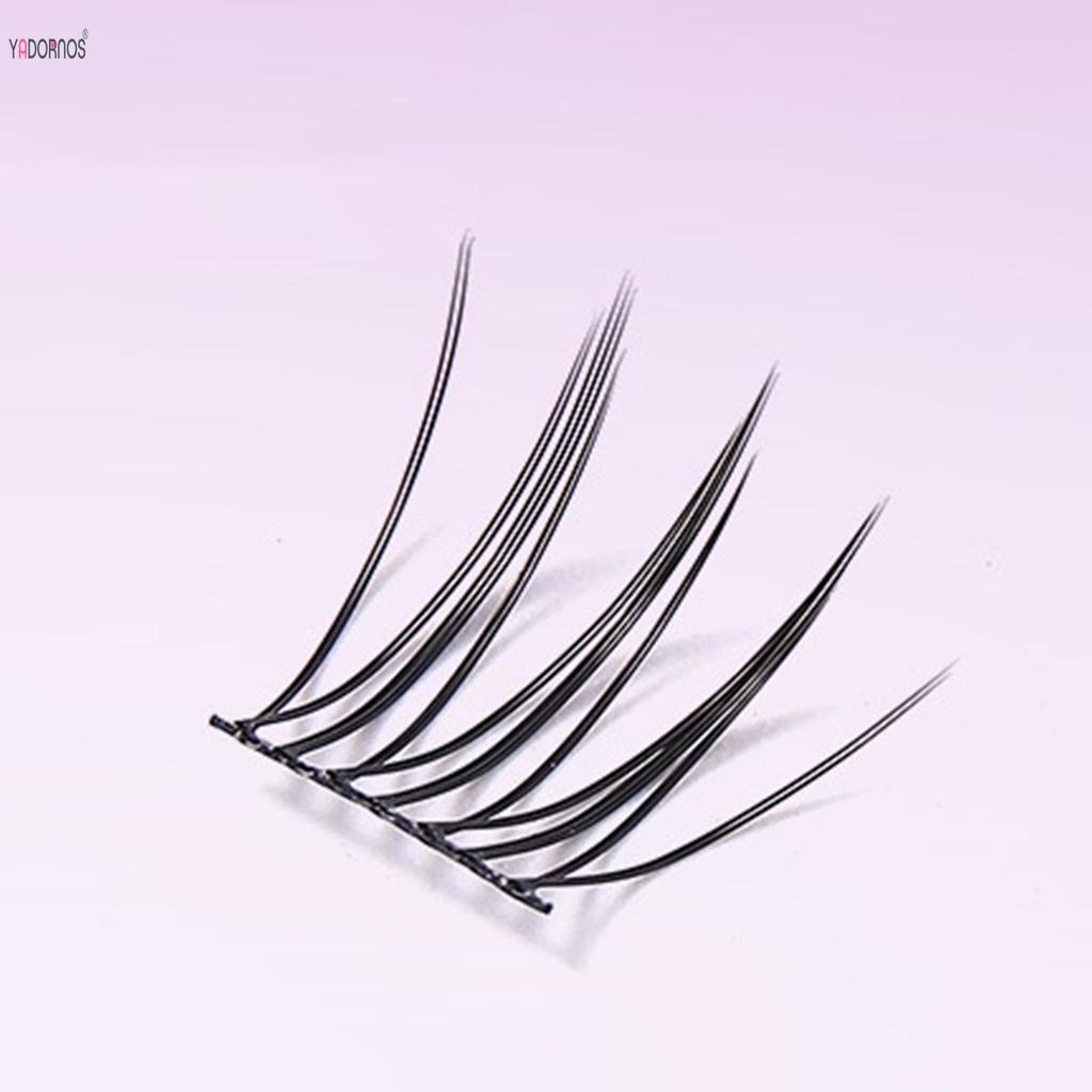 DIY Clusters Eyelash Extensions 12 Cluster Lashes Segmented Wispy Manga Lashes สําหรับเครื่องมือแต่ง