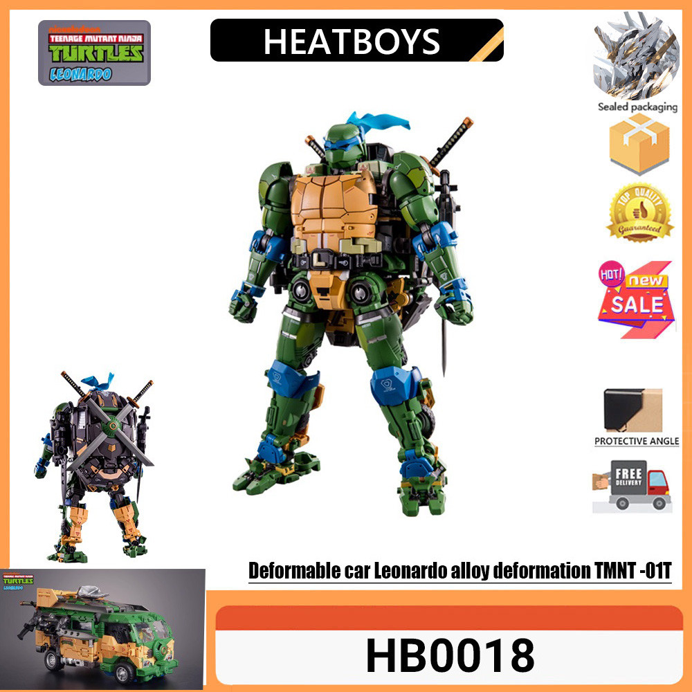 Heatboys HB0018 Ninja Turtles Leonardo Alloy Transformation TMNT-O1T KOCO Mecha