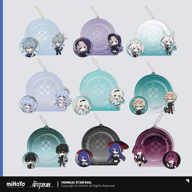 Sunsyea Honkai Star Rail สินค้าอย่างเป็นทางการ miHoYo Original Authentic Theme Series Badge Display 