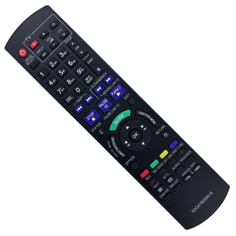 N2QAYB000616 เข้ากันได้กับสำหรับ Panasonic TV DMR-BST701 DMR-BST700 DMR-BST800 DMR-BWT800B รีโมทคอนโ