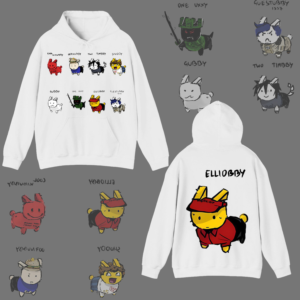 【boxy hoodie】 สไตล์ใหม่Roblox Shirt c00lkidd - Shedletsky Blame John - Gubby - Forsaken Two Time - R
