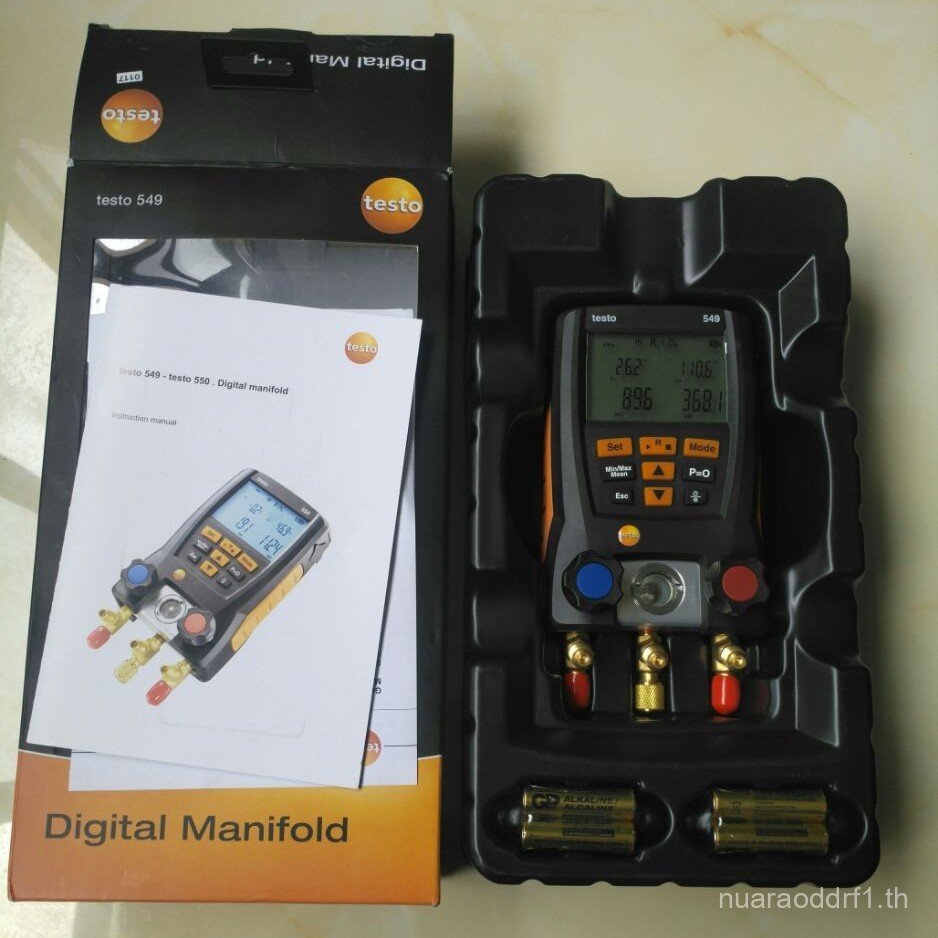 Testo550S/549/552i ฟลูออไรด์เมตรเครื่องปรับอากาศสารทําความเย็น Liquid Meter สารทําความเย็นเมตรรถดิจิ