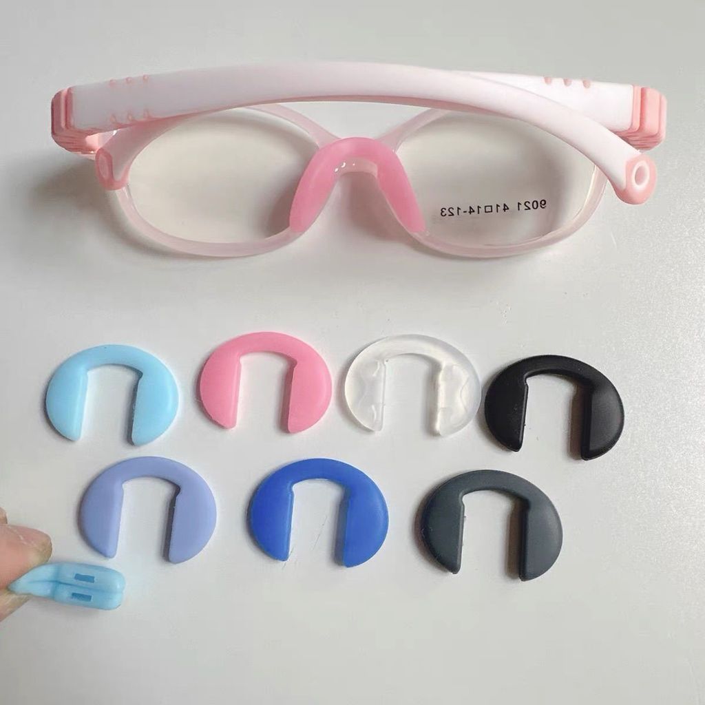 [แนะนําขายร้อน] แผ่นรองจมูกเด็ก Conjoined Nose Pads ซิลิโคน Conjoined Nose Pads U-Shaped Nose Pads j