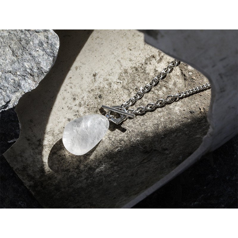 สร้อยคอโซ่ ยุ้ย OT หัวเข็มขัด XFT236 ที่ไม่ซ้ํากัน Hip-Hop เสื้อกันหนาวยุโรปผู้หญิงอเมริกันสีขาวธรรม