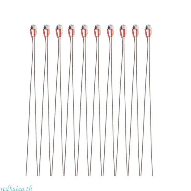 Redbaiaa Thermistor NTC 100K แก้วปลายเดียวปิดผนึก 100K Precision of 1 B=3950