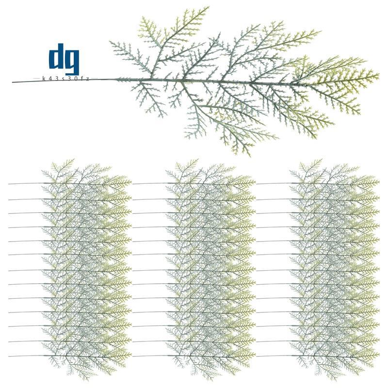 40 ชิ้นประดิษฐ์ Cedar Sprigs Faux Cedar สาขา Cedar Stems Sprigs Picks DIY อุปกรณ์เสริมสําหรับคริสต์ม