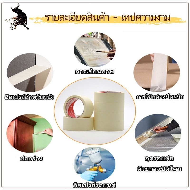 MUSCLE COW แปรงทาสีทุกชนิดของอุปกรณ์ DIY  แปรงทาสีลูกกลิ้งแปรงสแตนเลสมีดโกนความงามเทปแปรงผม - รูปที่ 5