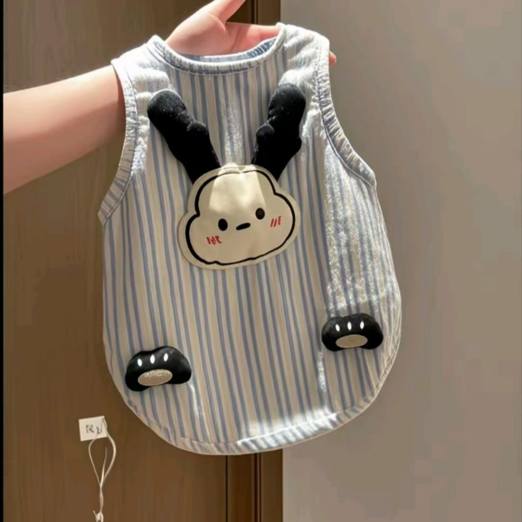 💓การ์ตูนน่ารักสามมิติหมีตุ๊กตาเสื้อกั๊กสุนัขขนาดเล็ก Bichon Pomeranian Schrina ฤดูร้อนสไตล์ใหม่สัตว์เลี้ยงสุนัข - รูปที่ 2