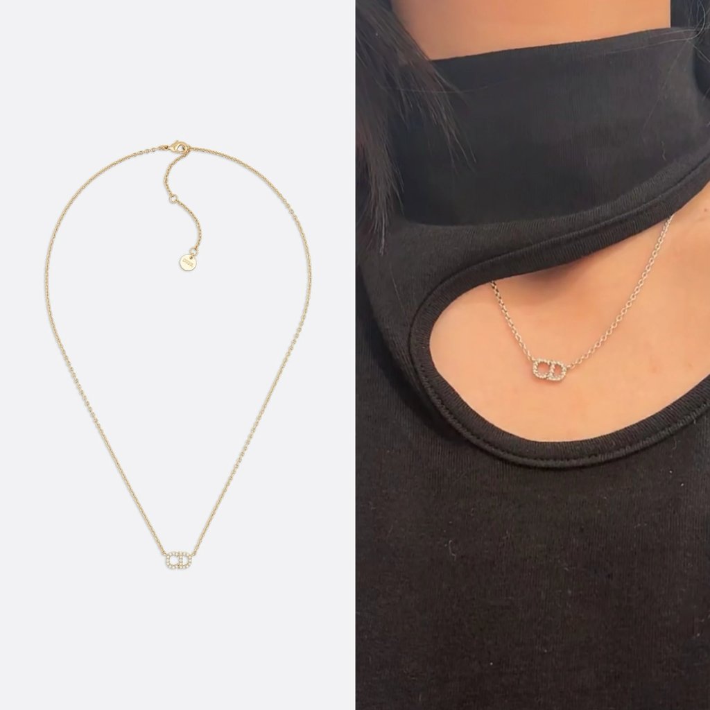 WuuM DN Classic Mini Clavikel Chain Necklace ⭐ ลดราคา ดีไซน์คลาสสิก อัพลูกข้อมูลแท้ สังกะสีเคลือบทอง