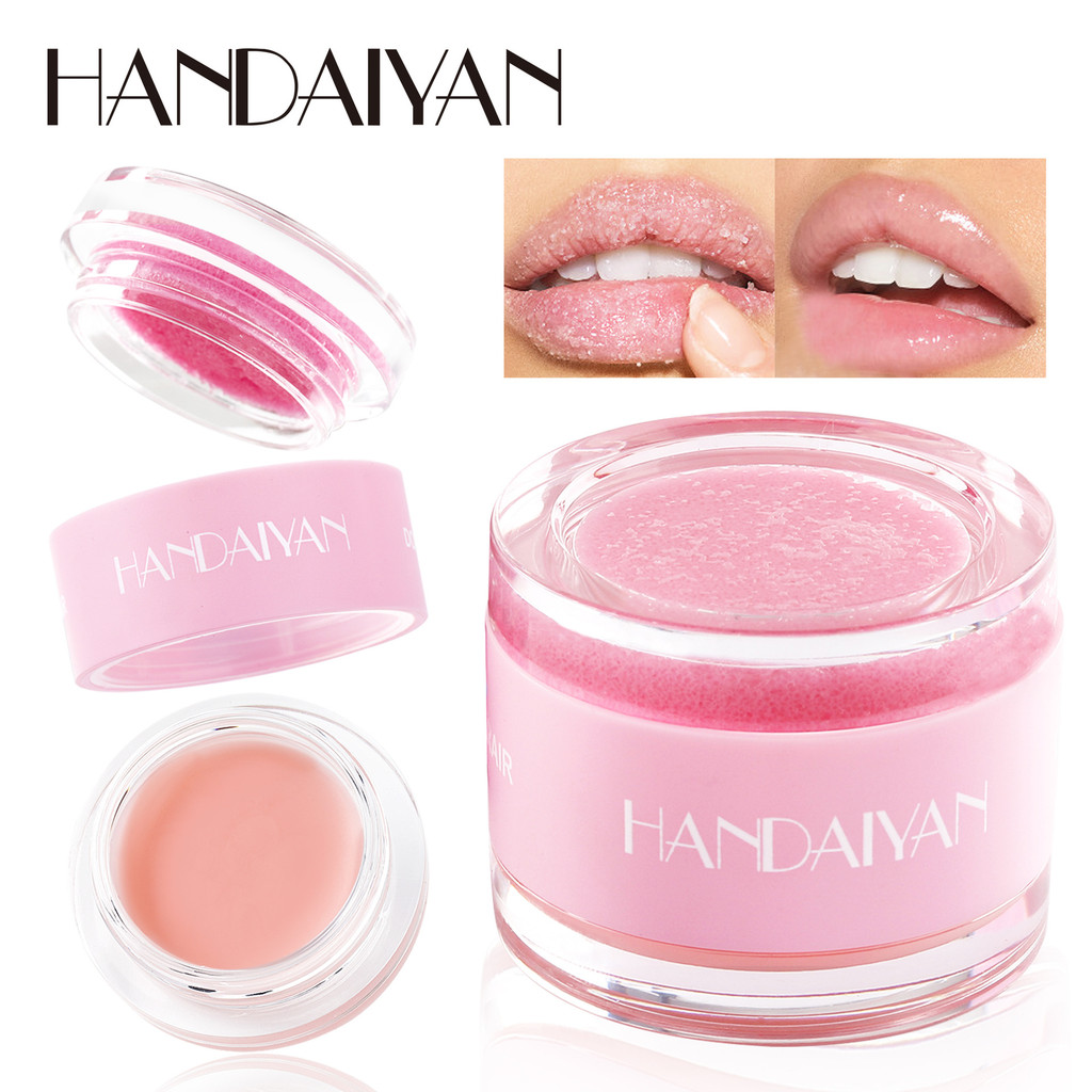 Lip Balm Scrub Lip Mask 2-in-1 HANDAIYAN Dual Effect Repair Exfoliating Lip Scrub