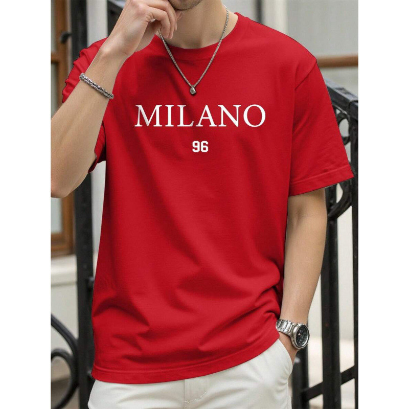 2026日发กีฬา休闲Manfinity Homme เสื้อยืดแขนสั้นลําลองผู้ชายshirCOD KDXK