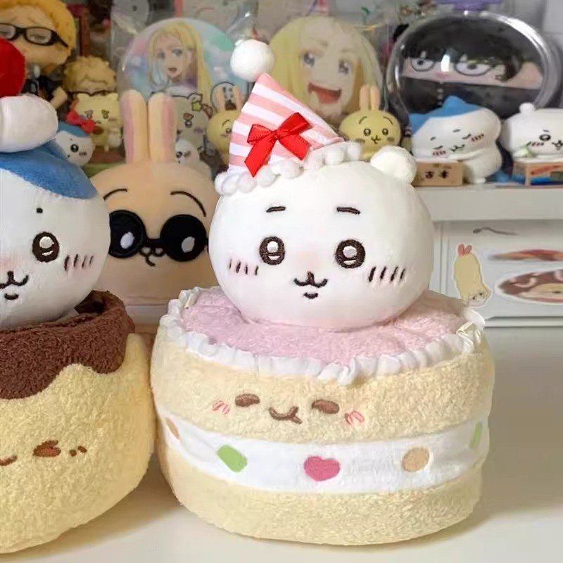 [ของแท้รุ่น] Japan chikawa chikawa เค้กวันเกิด Little Eight Usa chikawa ตุ๊กตาของขวัญหญิงสไตล์ยอดนิย