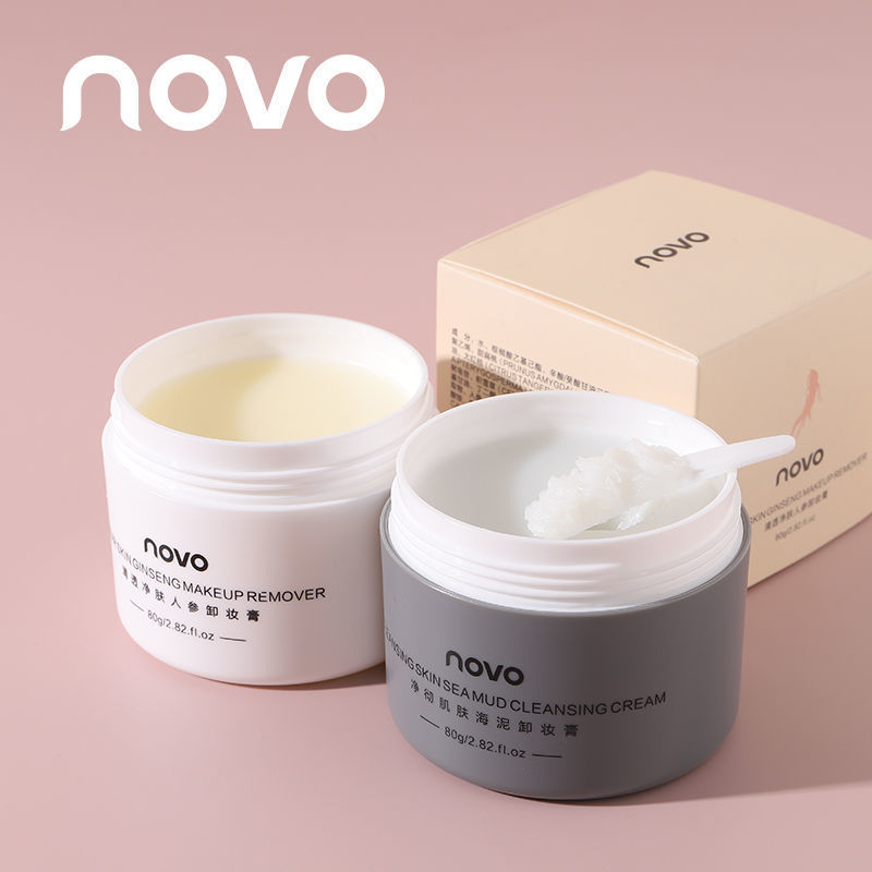 Novo Makeup Remover Cream Deep Cleansing Face Makeup Remover Gentle Non-Irrating Makeup Remover Eye 