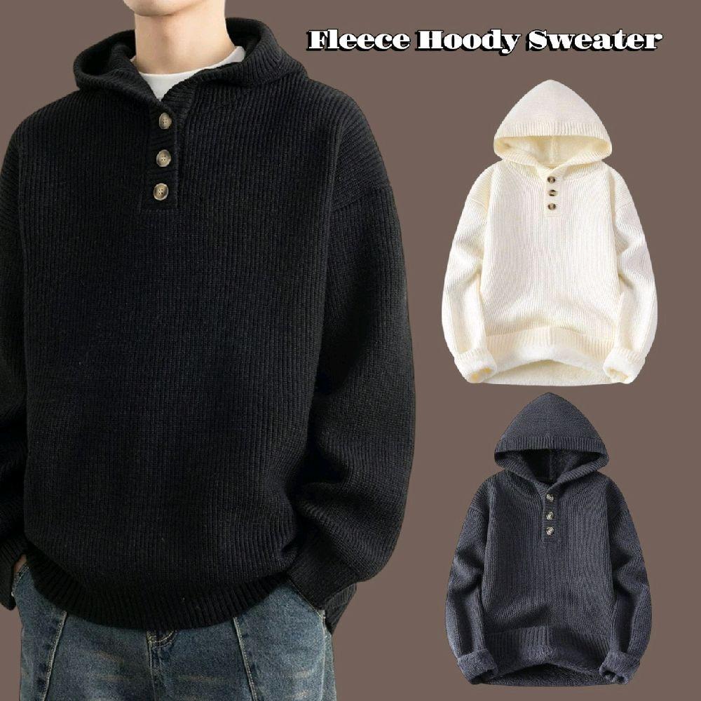 J196 เสวตเตอร์บุขน​ ผข.มีฮู้ดในตัว อุ่น นุ่ม แมทต์ง่าย ใส่สบาย ผญ. จะใส่เป็นทรงOver size