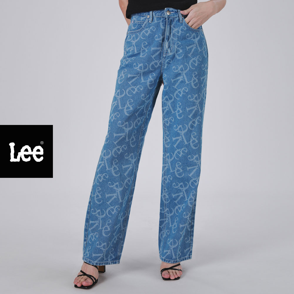 LEE กางเกงยีนส์ผู้หญิง คอลเลคชั่น Lee Pink เอวสูง ทรงกระบอกใหญ่ Beggy Jeans รุ่น