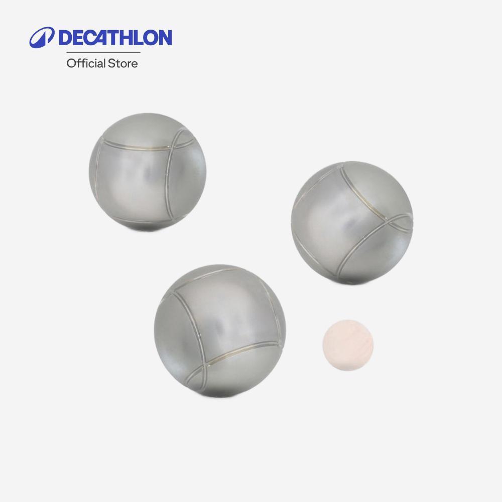 Decathlon Set Of Grooved Recreational Petanque Boules 100 Tri-Pack ลูกเปตอง 3 ลู