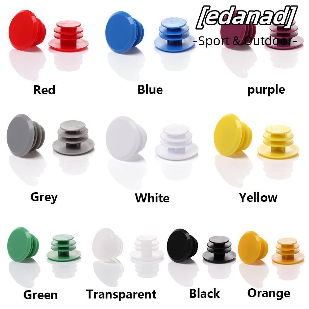 EDANAD 1 คู่ Grip End Plugs สำหรับ Road Bike ใน 10 สี