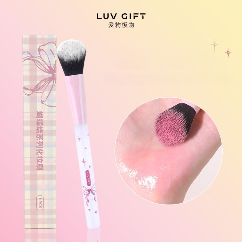 LUV GIFT แปรงปัดแก้ม แปรงปัดแก้มลาด คอนทัวร์ ลิควิด บลัชออน แปรงแต่งหน้าอัลตร้าซอฟต์